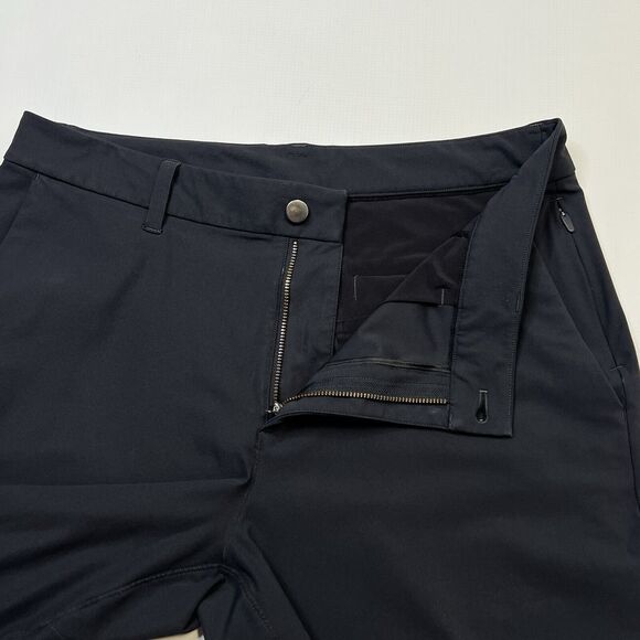 Lululemon Commission Short Mens 32 Relaxed Warpstreme 11" M7A83S Comfort Black - Picture 8 of 11